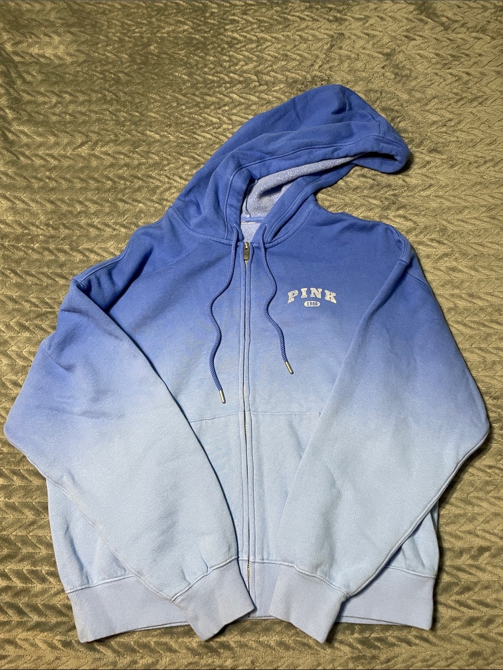 PINK - Ombré Blue Hoodie